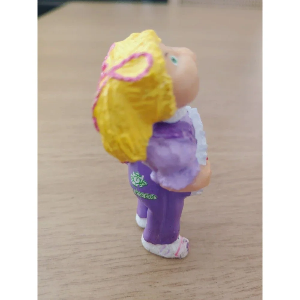 Vintage 1984 Cabbage Patch Kids Blonde Girl PVC Figurine I Love You